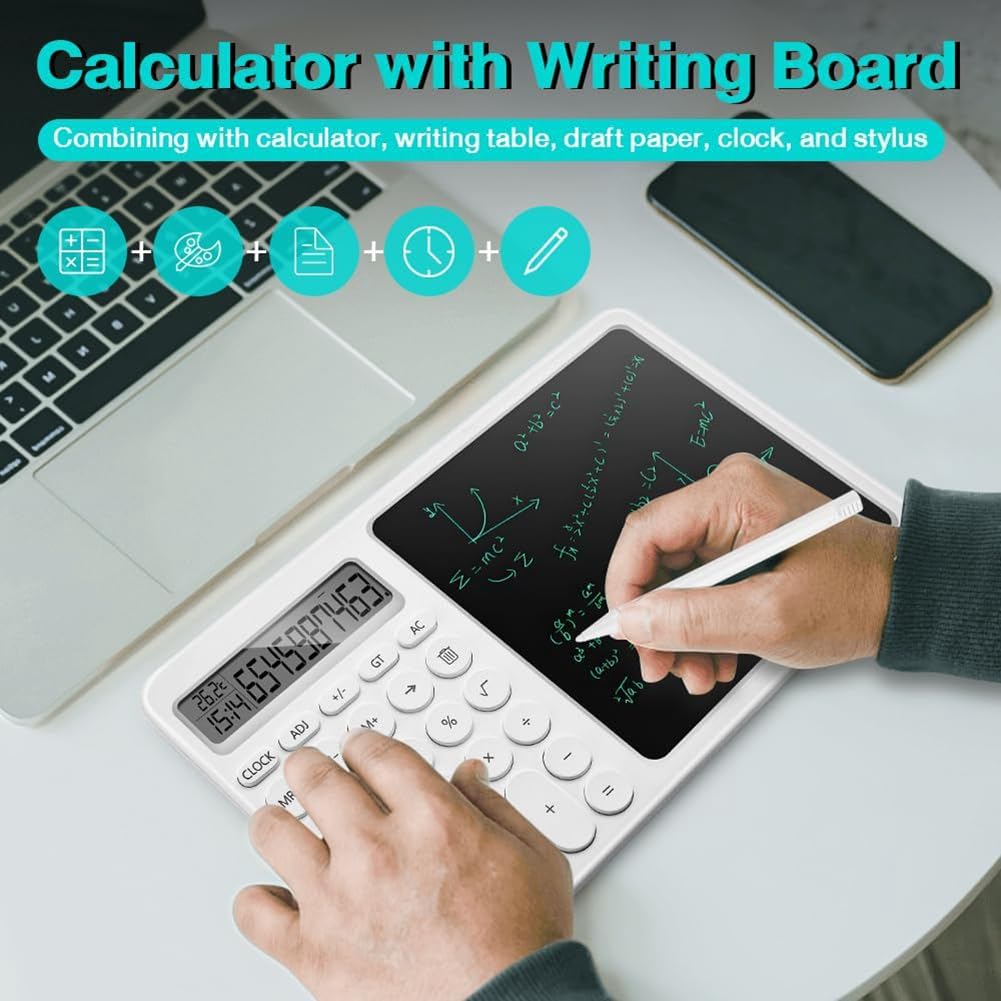 3in1 Calculator +Clock + LCD Writing Tablet by iLifestyle