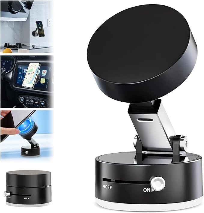 Vacuum Sucker Magnetic Phone Stand by iLifestyle