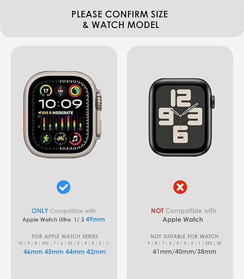 Aulumu A11 Mag Buckle Slim Band Designed for Apple Watch Band