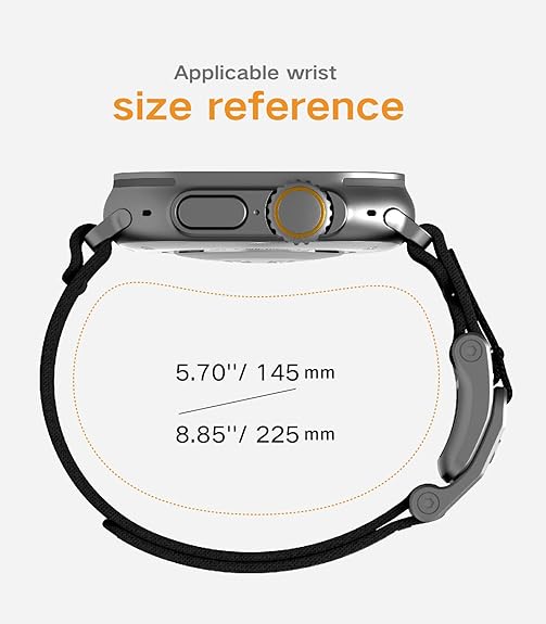 Aulumu A11 Mag Buckle Slim Band Designed for Apple Watch Band