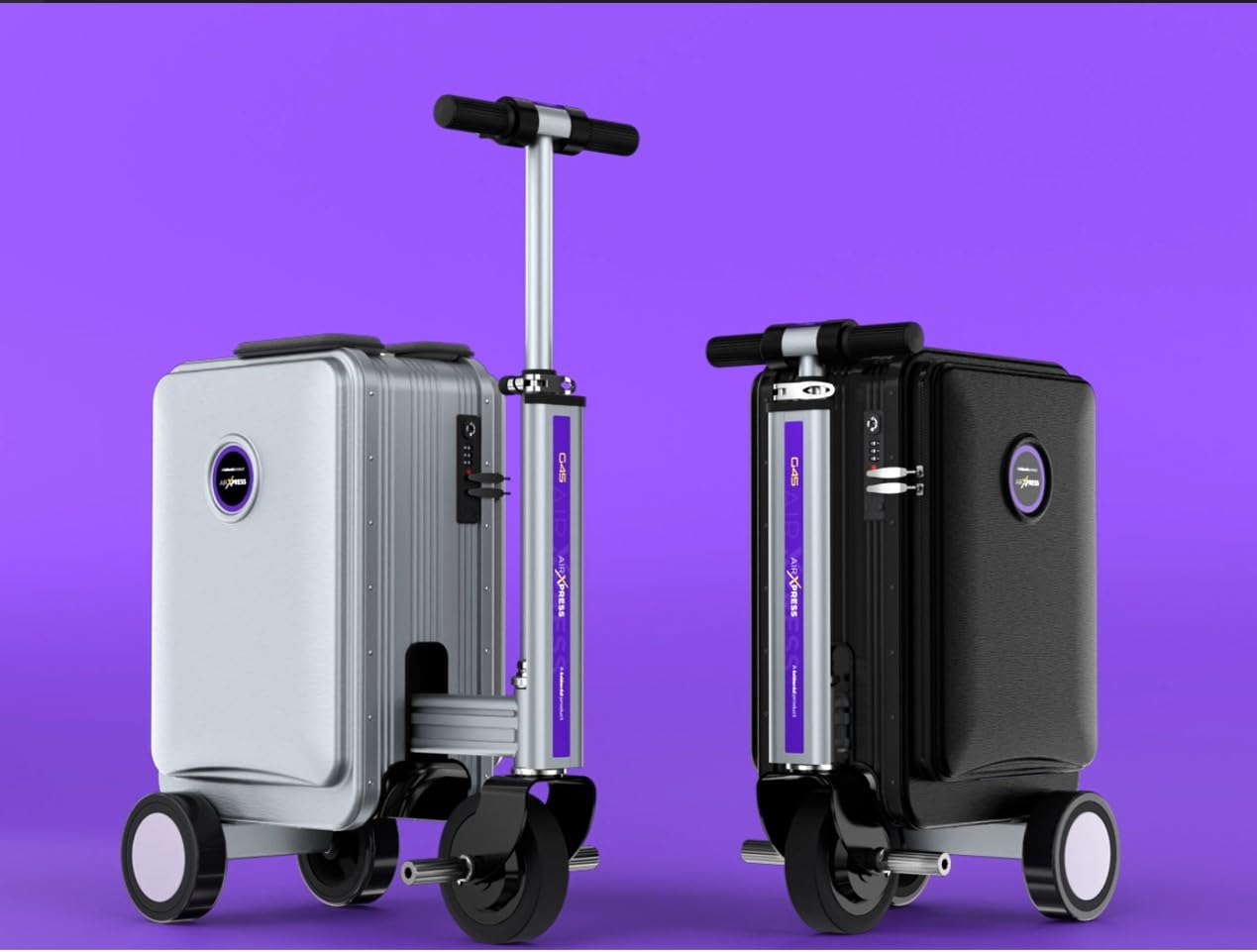 Airxpress G45 Smart Riding 3 Spinner Wheel Hard Suitcase