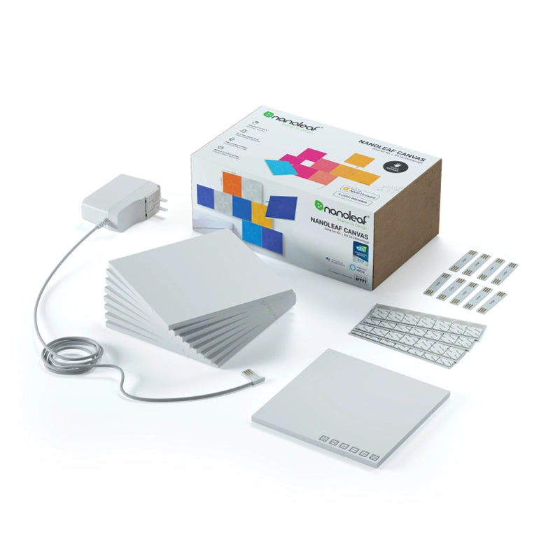Nanoleaf CANVAS-SQUAREL-9 PACK- SMARTER KIT -TOUCH ENABLED