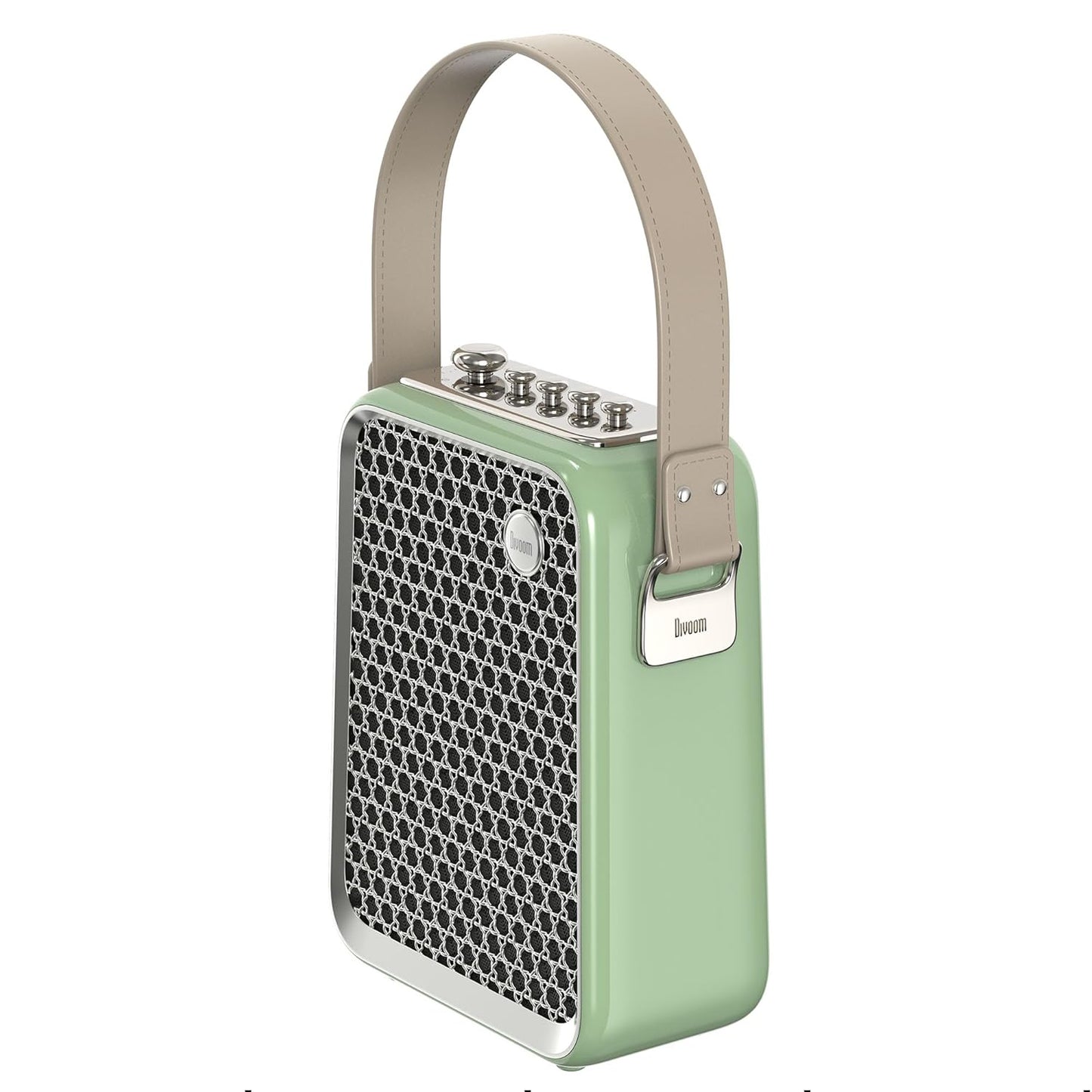 DIVOOM Songbird-HQ Portable Karaoke Speaker with Dual Wireless Microphones - Green