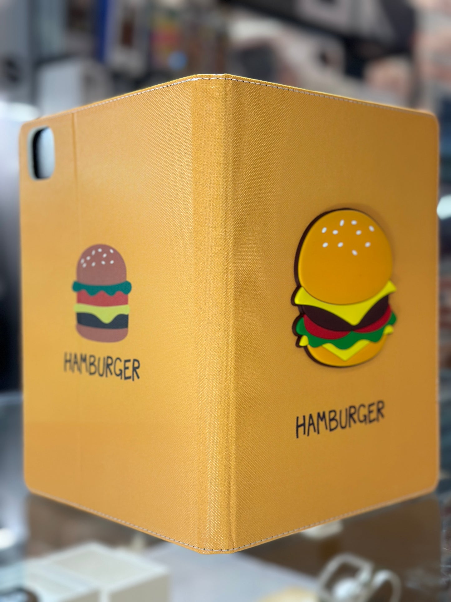 Hamburger PU Leather Case For iPad