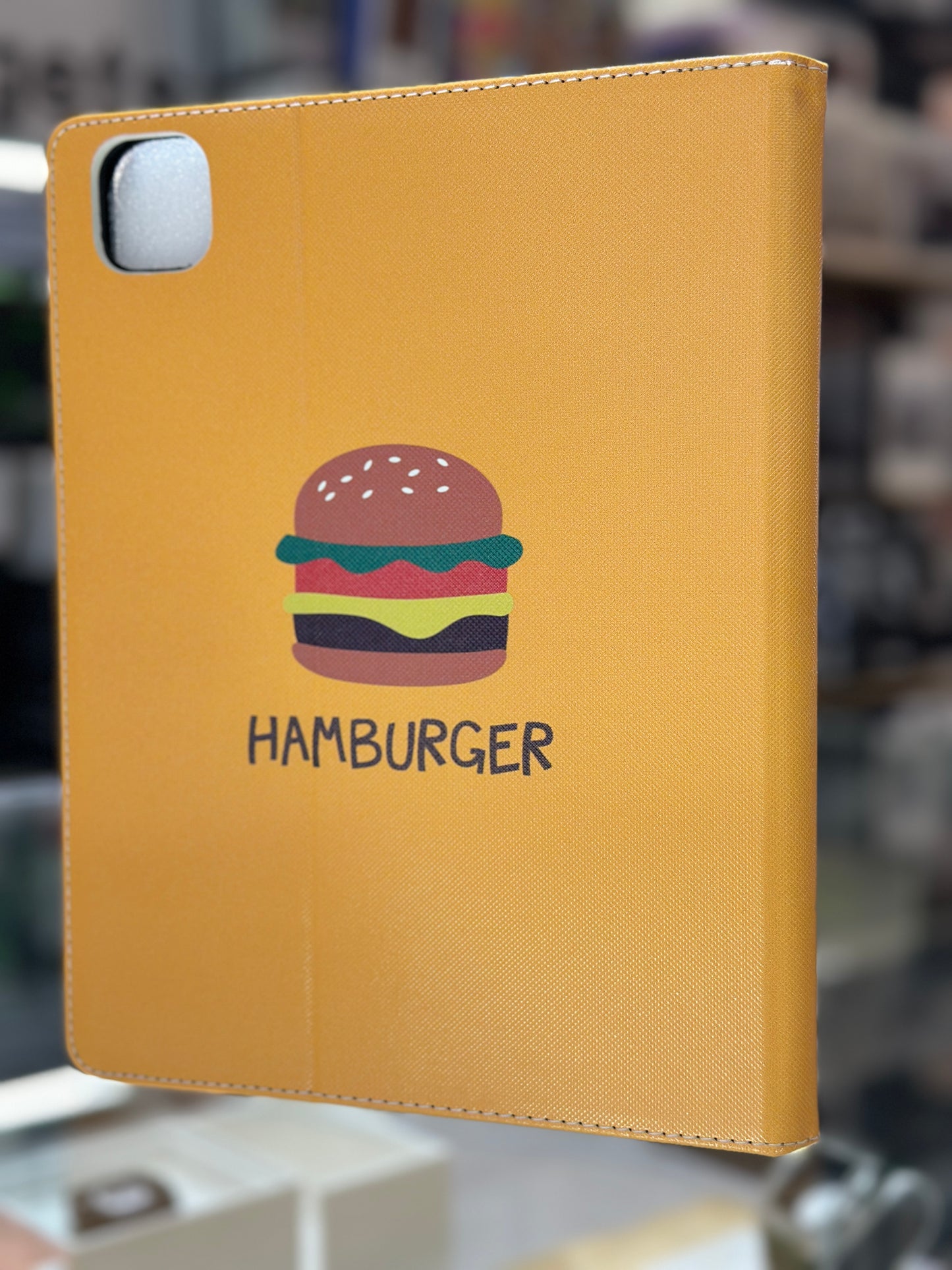 Hamburger PU Leather Case For iPad