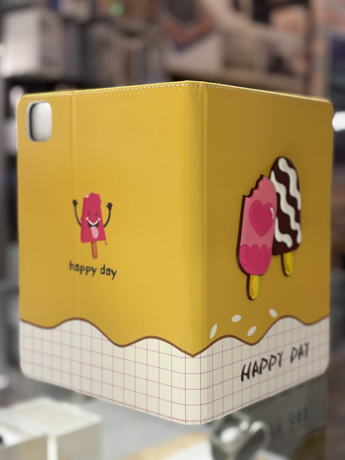 Happy Day PU Leather Case For iPad