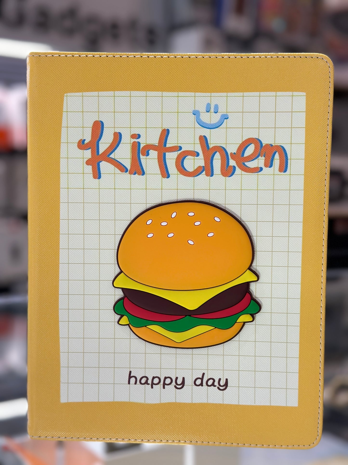 Kitchen Happy day PU Leather Case For iPad