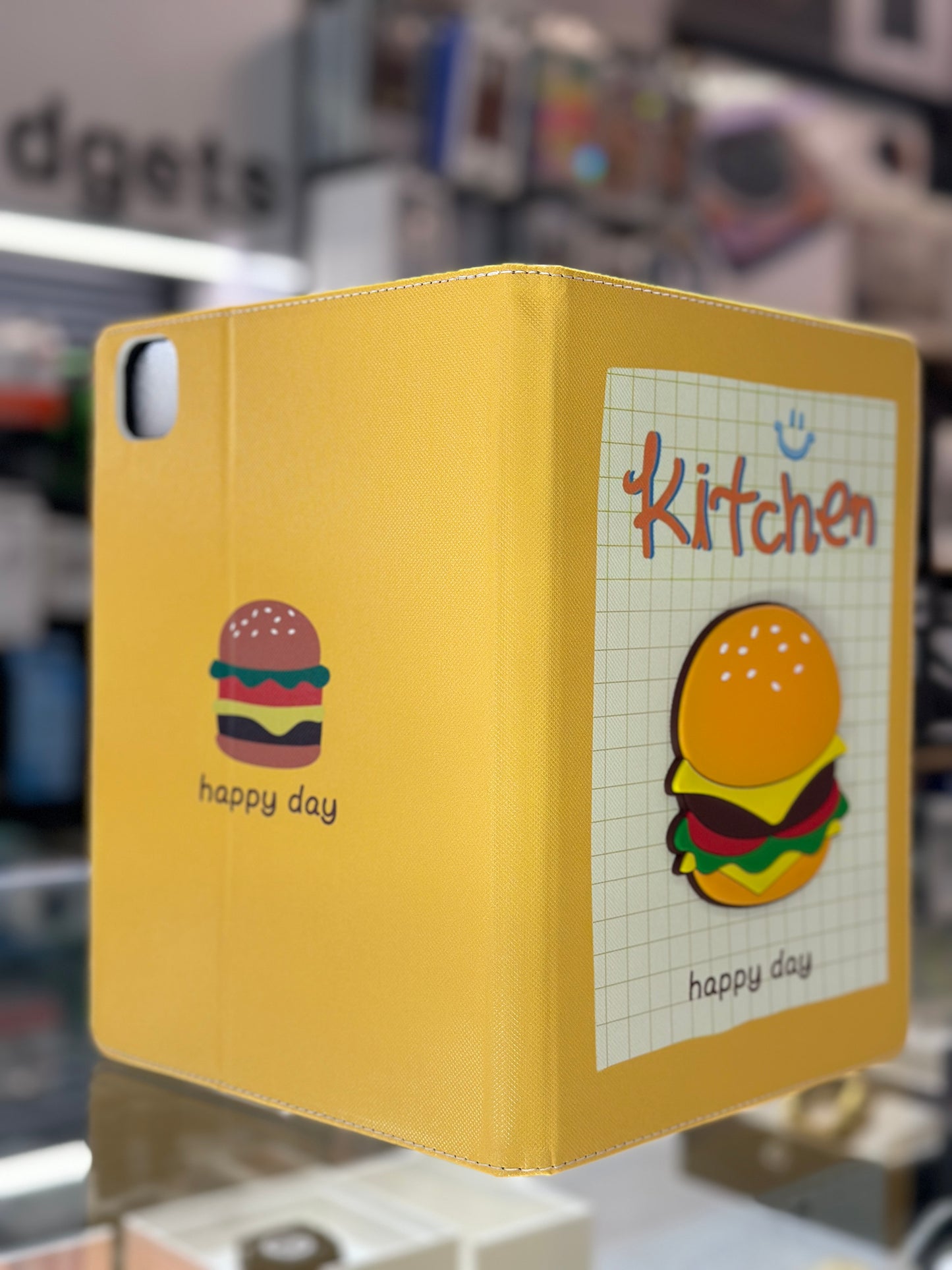 Kitchen Happy day PU Leather Case For iPad
