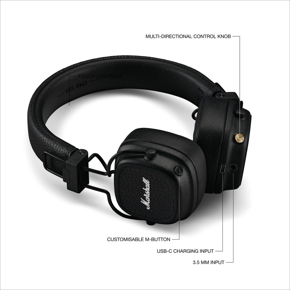 Marshall MAJOR V Wireless on-ear Headphones