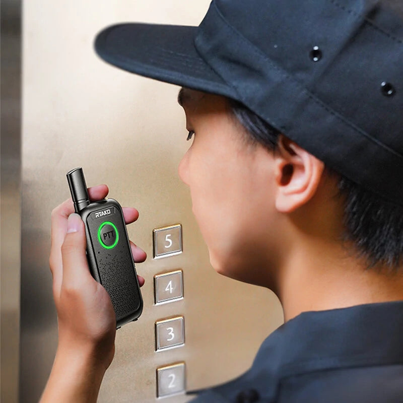 RTAKO 16 Channels Mini Wireless Walkie Talkie High Power