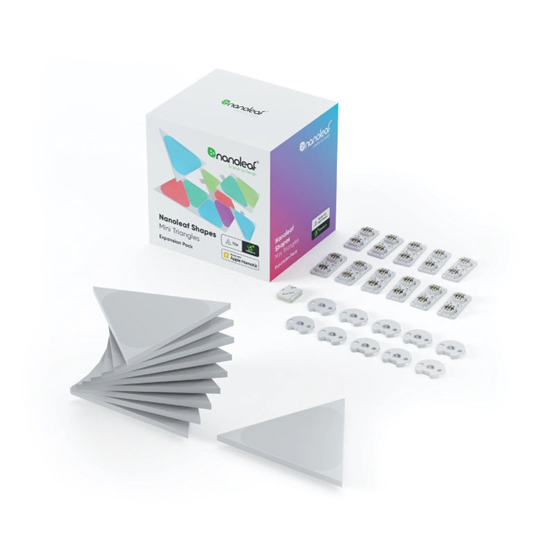 Nanoleaf SHAPES-MINI TRIANGLES-10 PACK EXPANSION-TOUCH ENABLED