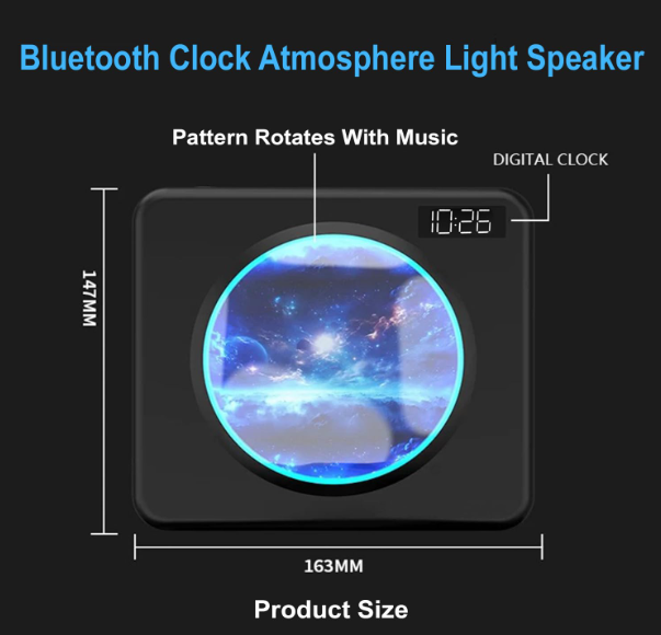 MARS AuraClock™ Bluetooth Speaker | Best For Gifting