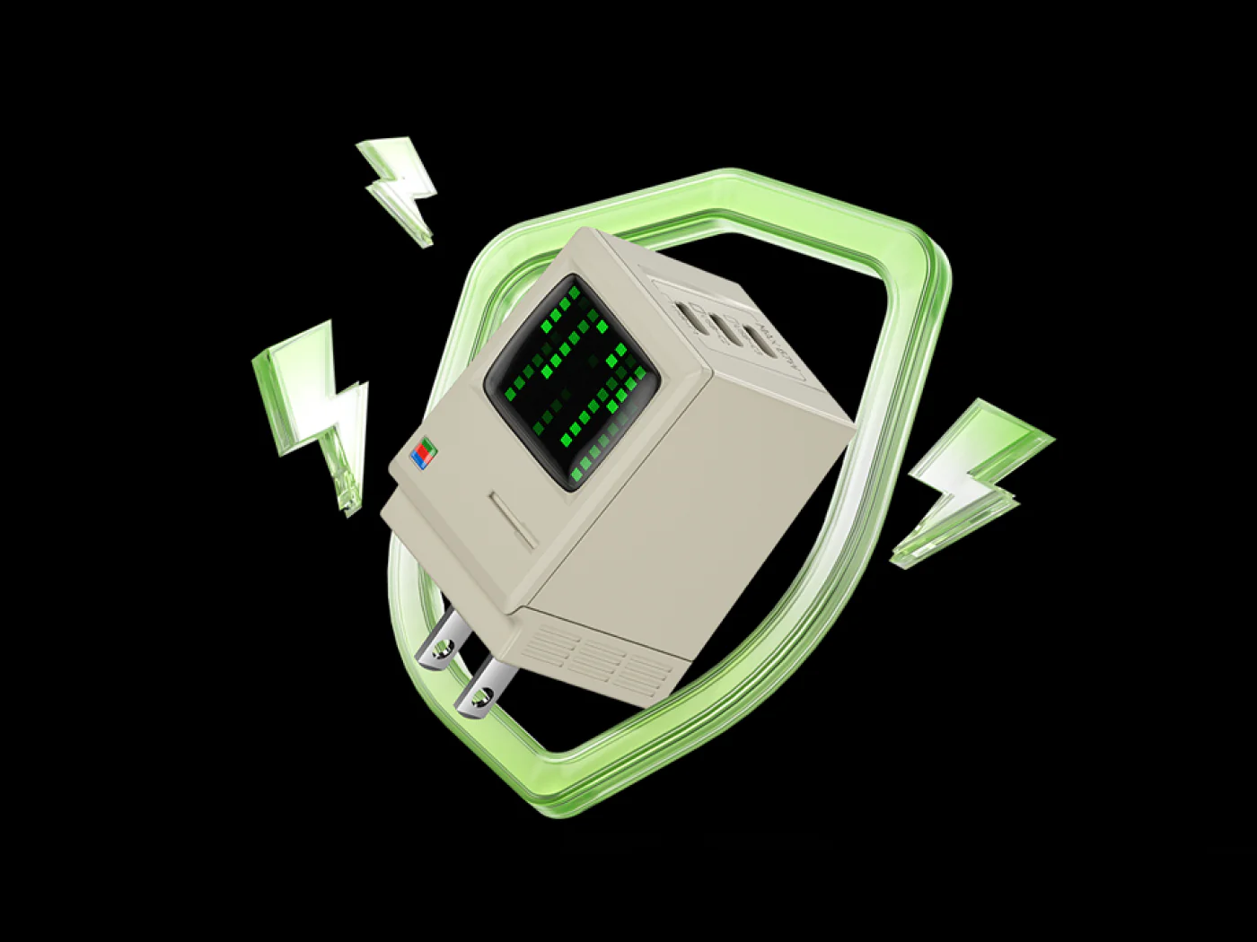 SHARGE Retro 67W GAN Charger