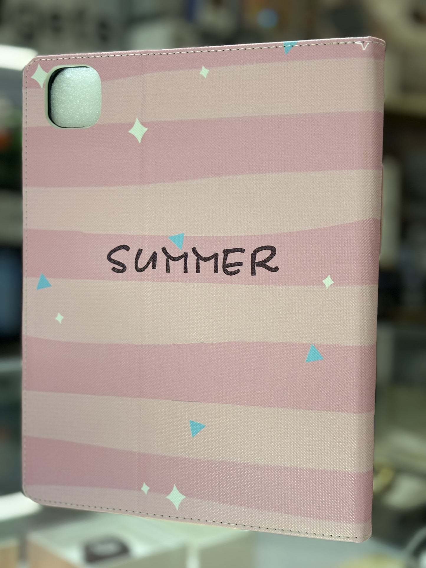 Summer Kulfi PU Leather Case For iPad