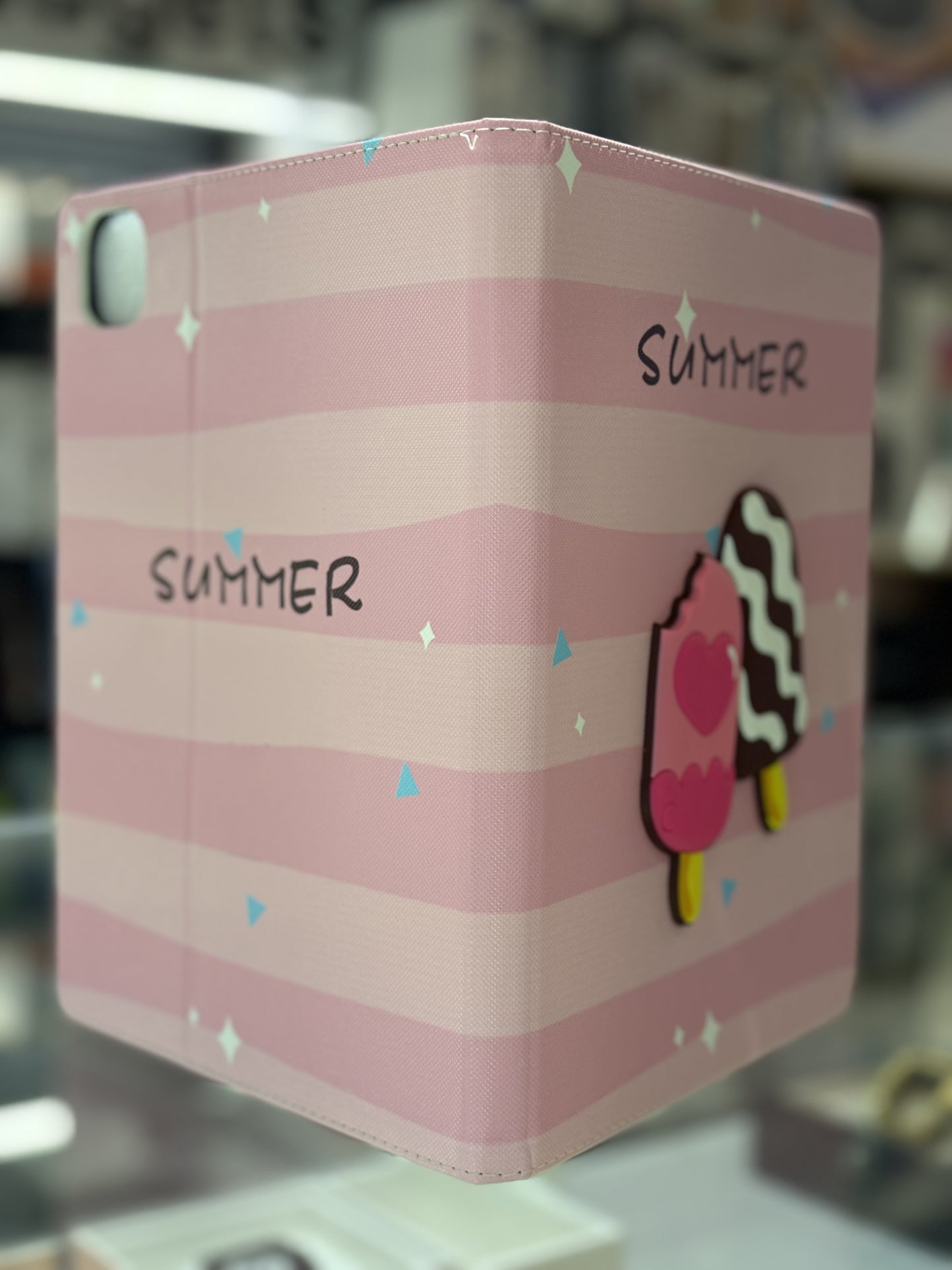 Summer Kulfi PU Leather Case For iPad