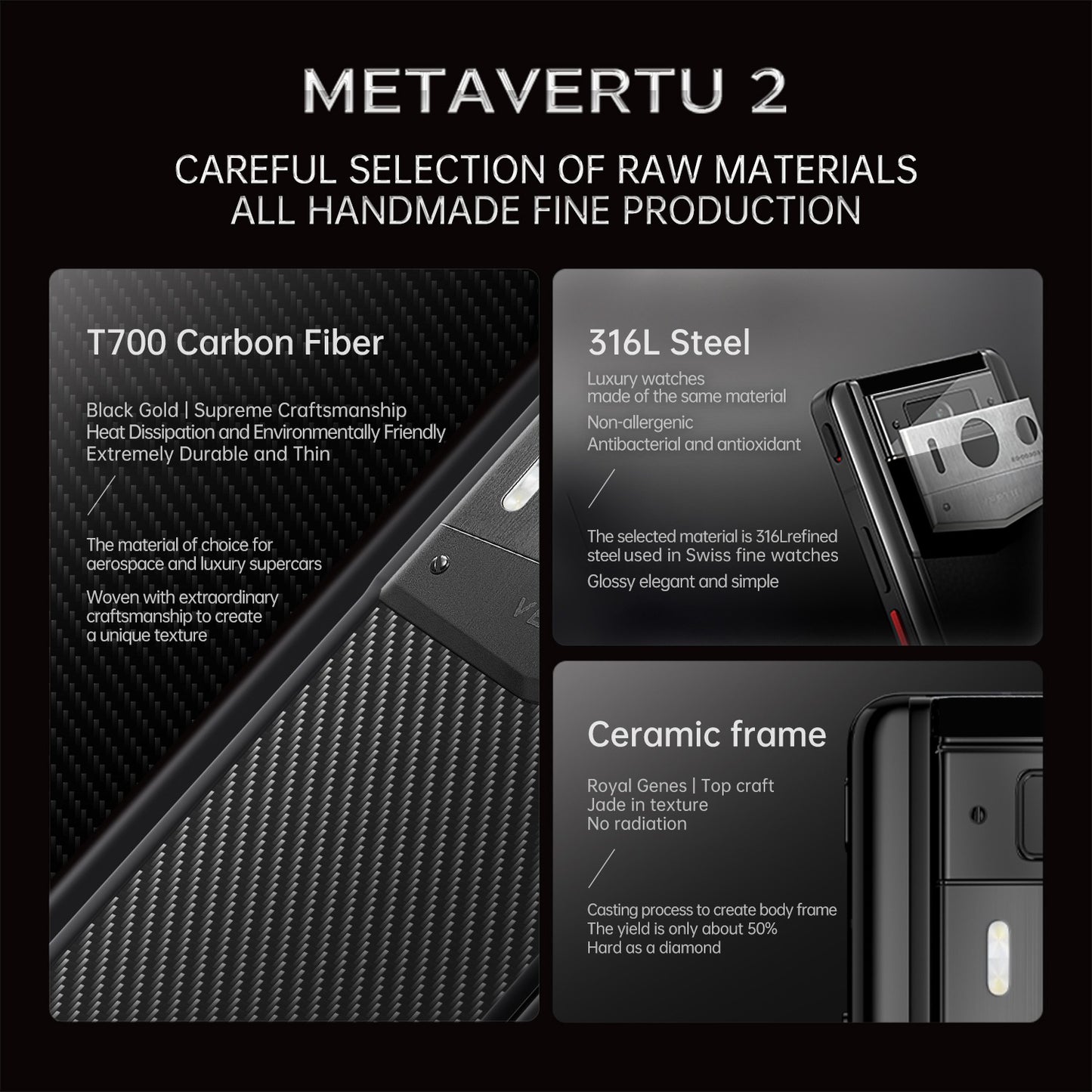 VERTU METAVERTU 2 CARBON FIBER WEB3 AI PHONE – Preowned like new