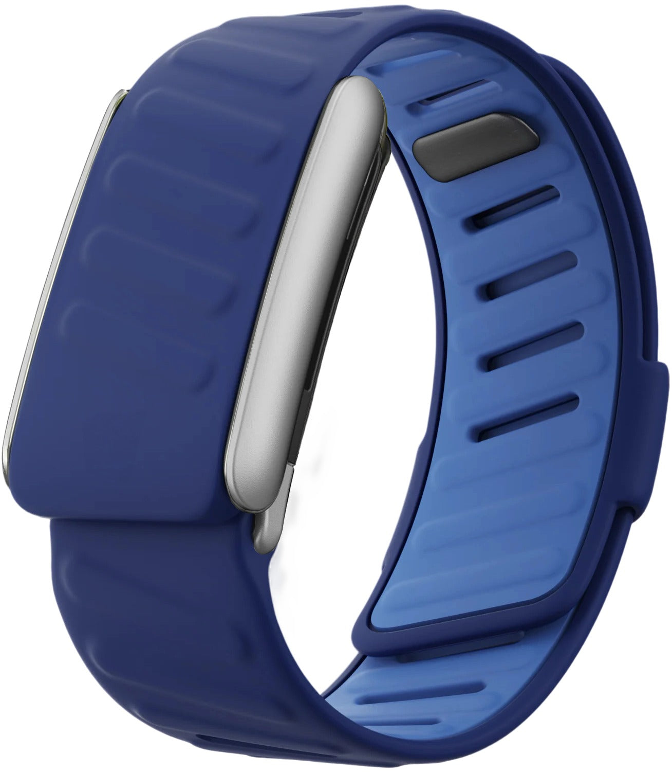 Whoop 5.0 compatible Sports-Premium strap with Silver-Matt Buckle for One/Peak