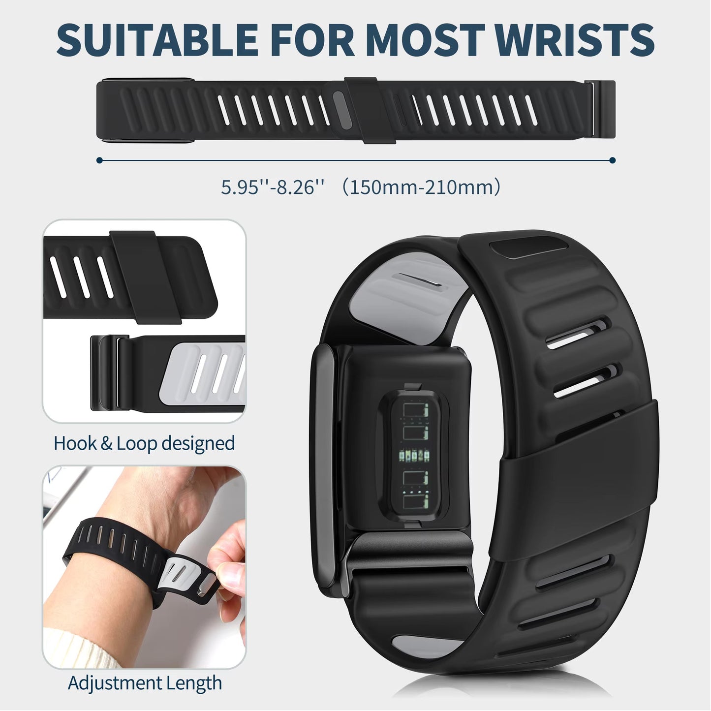 Sport Silicone Replacement Wristband Bands for Whoop 4.0 ( Compatible )