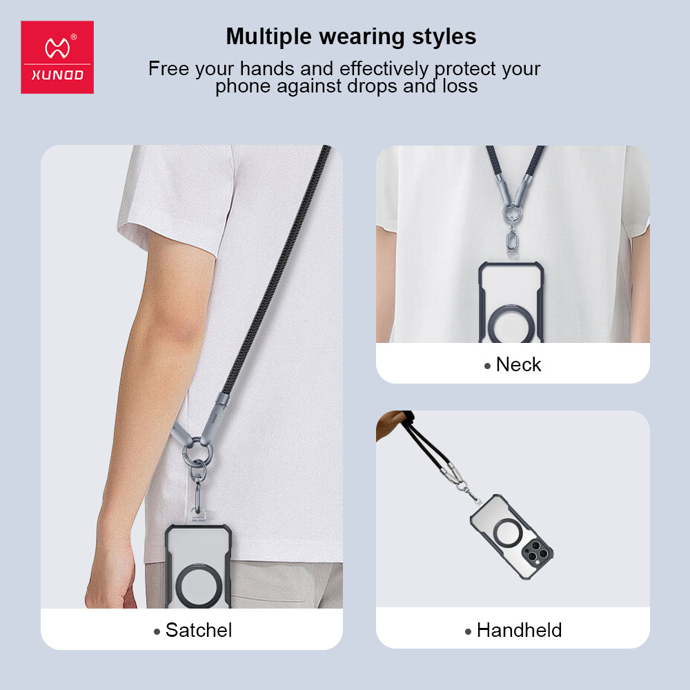 Lanyard With Built-in Cable | 240W C2C Cable + Fashion Accessories by XUNDD