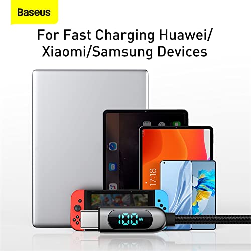 Baseus Display Fast Charging Data Cable Usb Type C(Type-C To Type-C) 100W