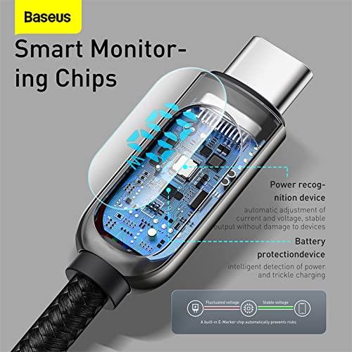 Baseus Display Fast Charging Data Cable Usb Type C(Type-C To Type-C) 100W