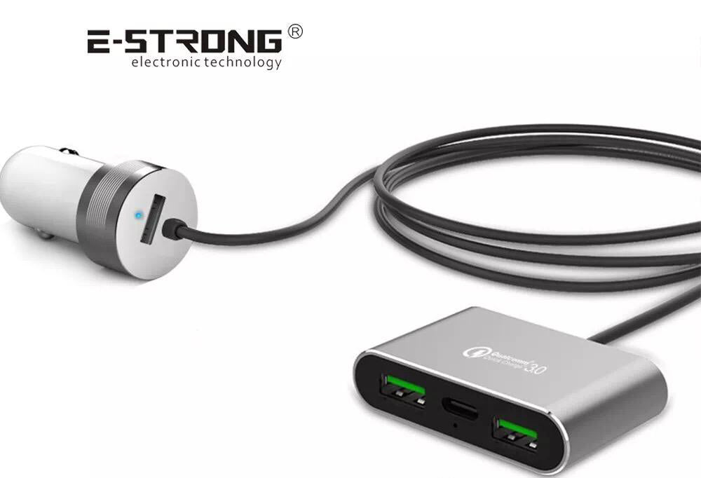 E-Strong Car Charger Multi Output With Line 7.2A ES-23