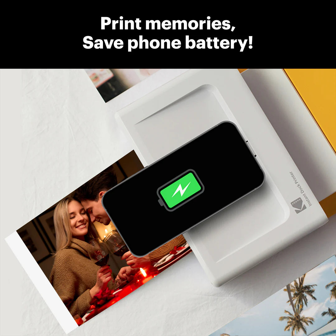 KODAK Dock Plus 4Pass Instant Photo + 90 Sheets Bundle
