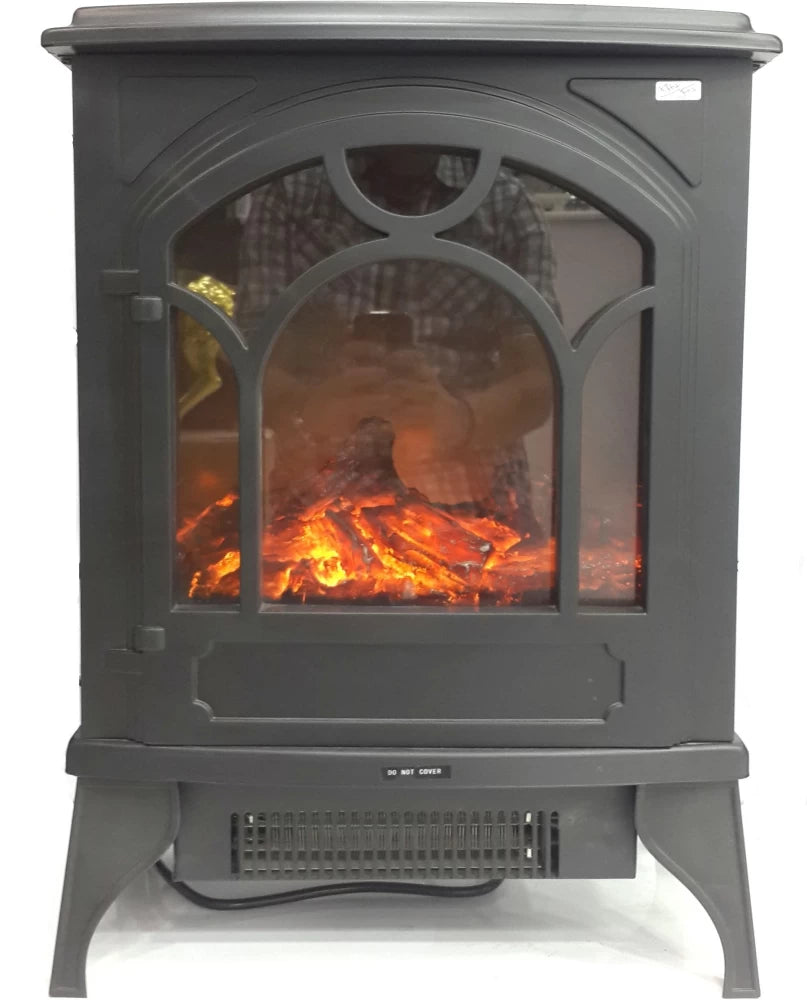 Green Mushrooms Electric Fire Place and Showpiece Infrared Room Heater