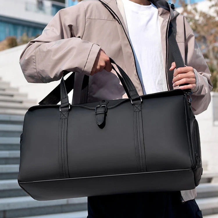 iLifestyle Premium Travel Duffel Bag for Waterproof and Durable Gym, Sports & Luggage Bag