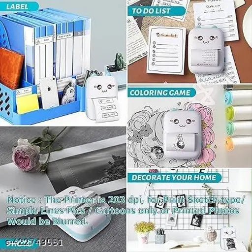 Wireless Bluetooth Mini Printer