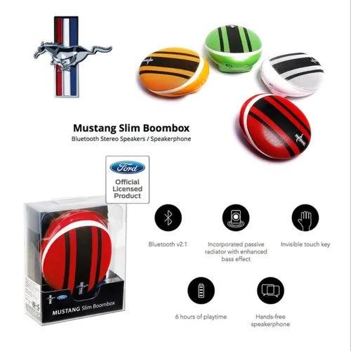 Ford Mustang Slim Boombox bluetooth Speaker