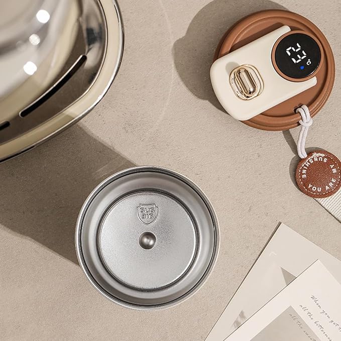 Insulated Vacuum Coffee Mug / Flask/Thermos with Thermostat by iLifestyle