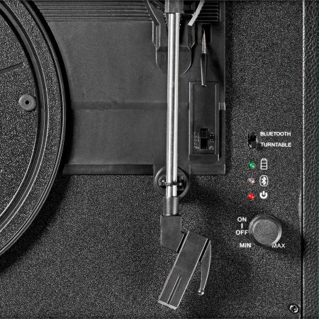 Nedis Turn Table | 2.0 Channel 18 Watts Bt Portable Breifcase Vinyl Record Player