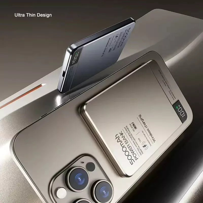 MagSafe Power Bank 5000mAh with LED Display – iLifestyle
