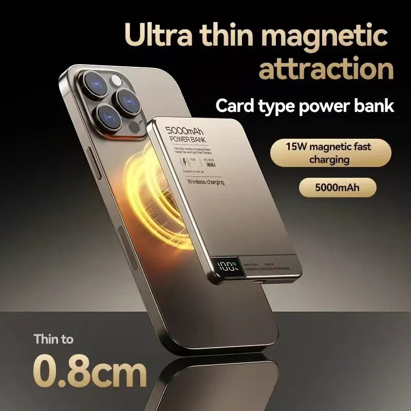 MagSafe Power Bank 5000mAh with LED Display – iLifestyle