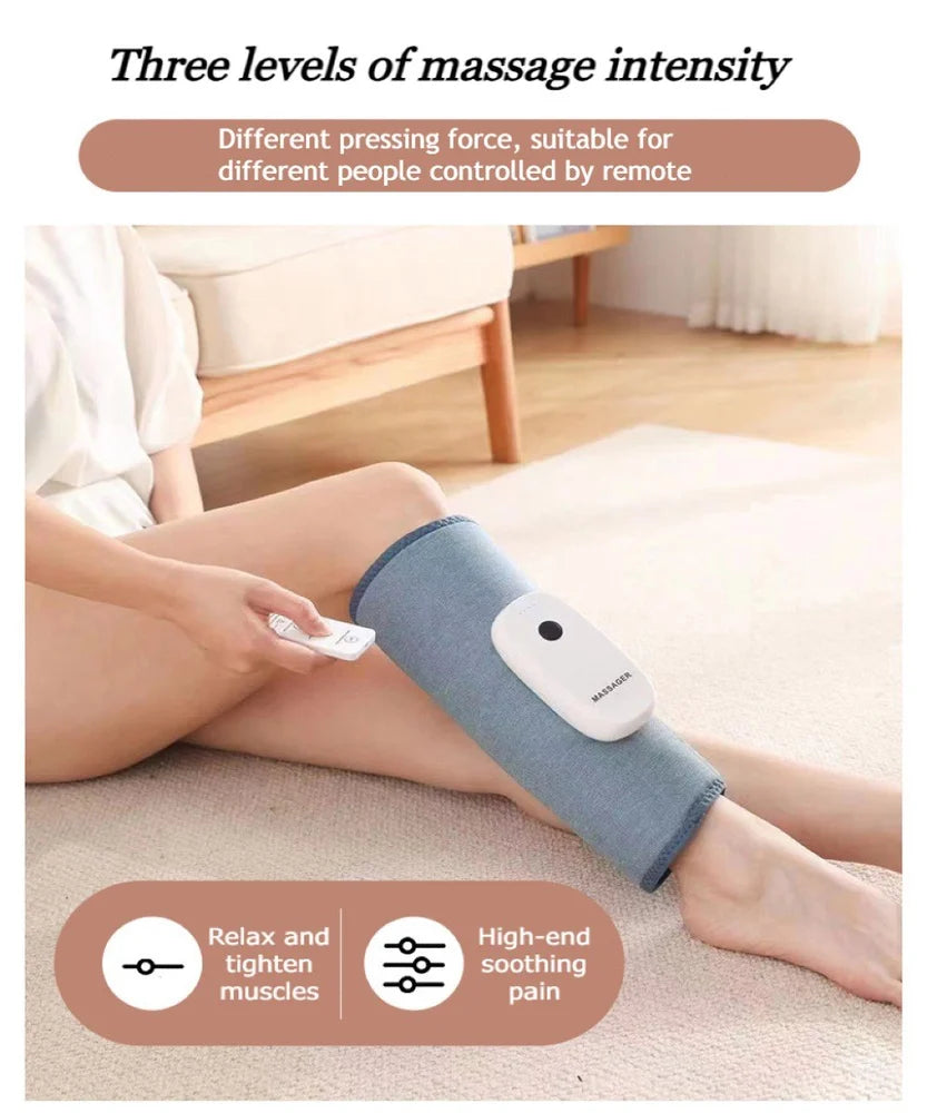 TLISMI Air-Compression Electric Shank Massage Belt with Remote Control