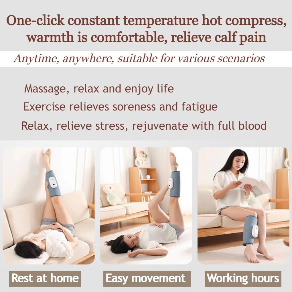 TLISMI Air-Compression Electric Shank Massage Belt with Remote Control