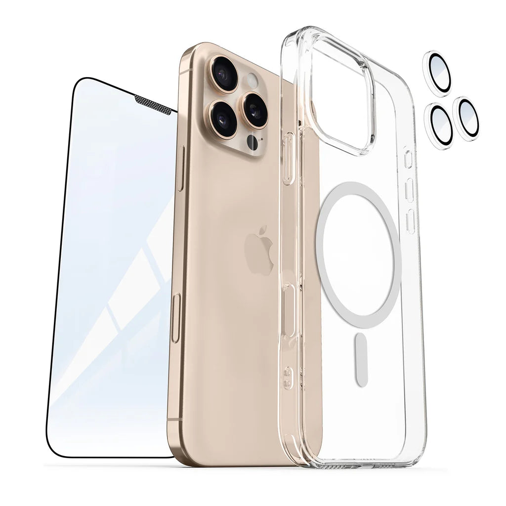 Vaku 3in1 Value Combo Pack for iPhone 16 / 16 Pro