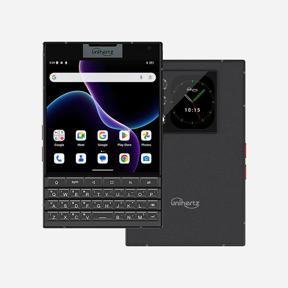 Unihertz Titan 2 - The Latest 5G QWERTY Physical Keyboard Smartphone with dual screen