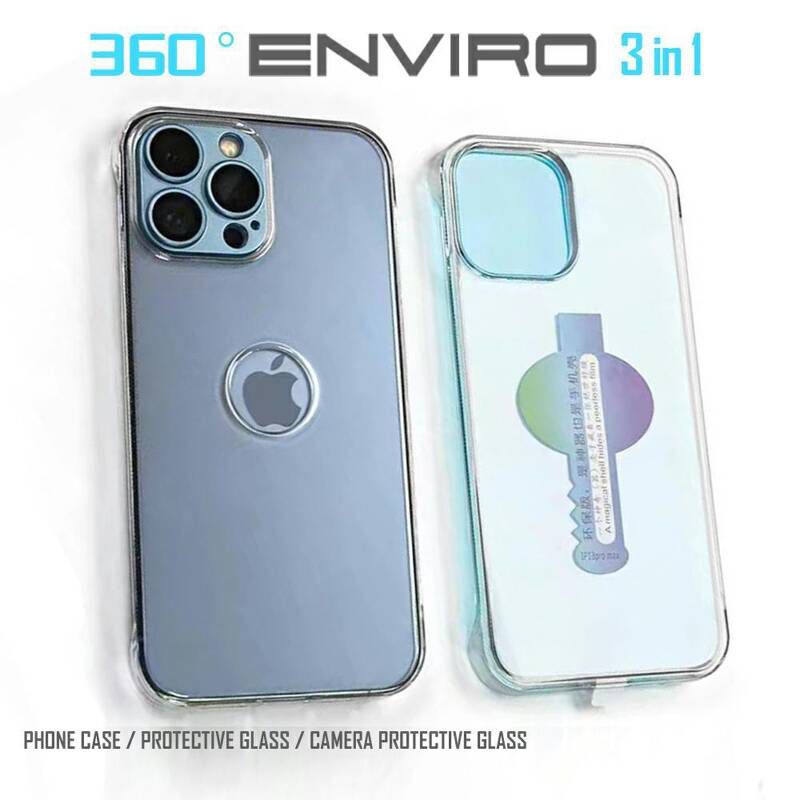 360' Environment Mobile Glass film Phone Shell and Lens Film For iPhone Series