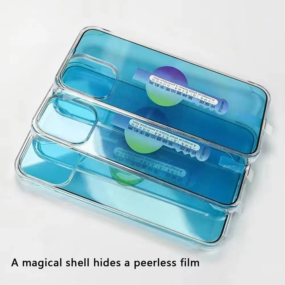 360' Environment Mobile Glass film Phone Shell and Lens Film For iPhone Series