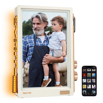 Divoom Times Frame -Transparent IPS Digital Picture Frame