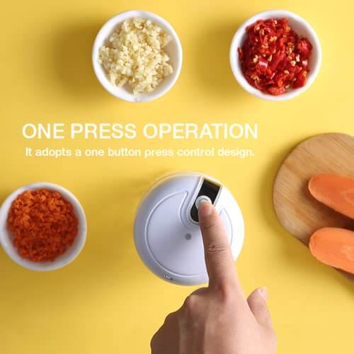 ONE PRESS AUTOMATIC PORTABLE ELECTRIC CHOPPER