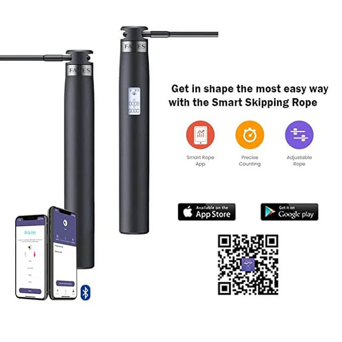 FAWES SMART SKIPPING ROPE WITH DIGITAL APP