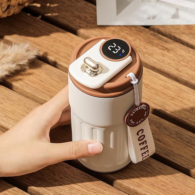 Insulated Vacuum  Coffee Mug /  Flask/Thermos  with  Thermostat by iLifestyle