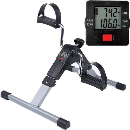 Pedal Exerciser | Heavy Material with Adjustable Resistance Levels and Digital Display