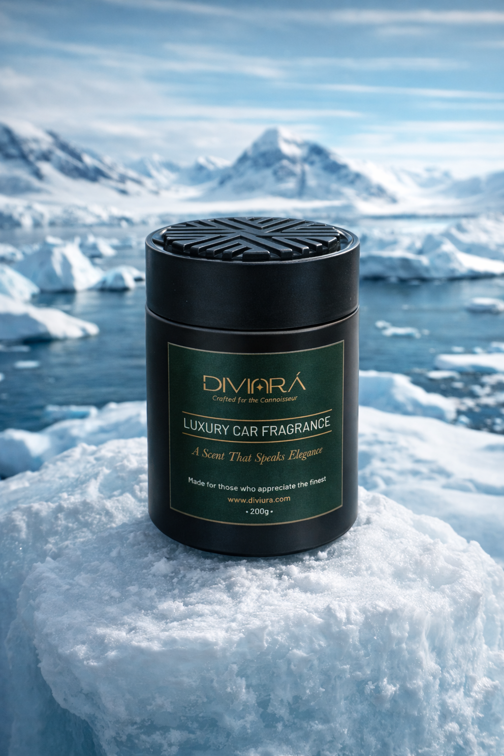 DIVIURA Luxury Car Fragrance – Car Balm (200g) Aqua Marine