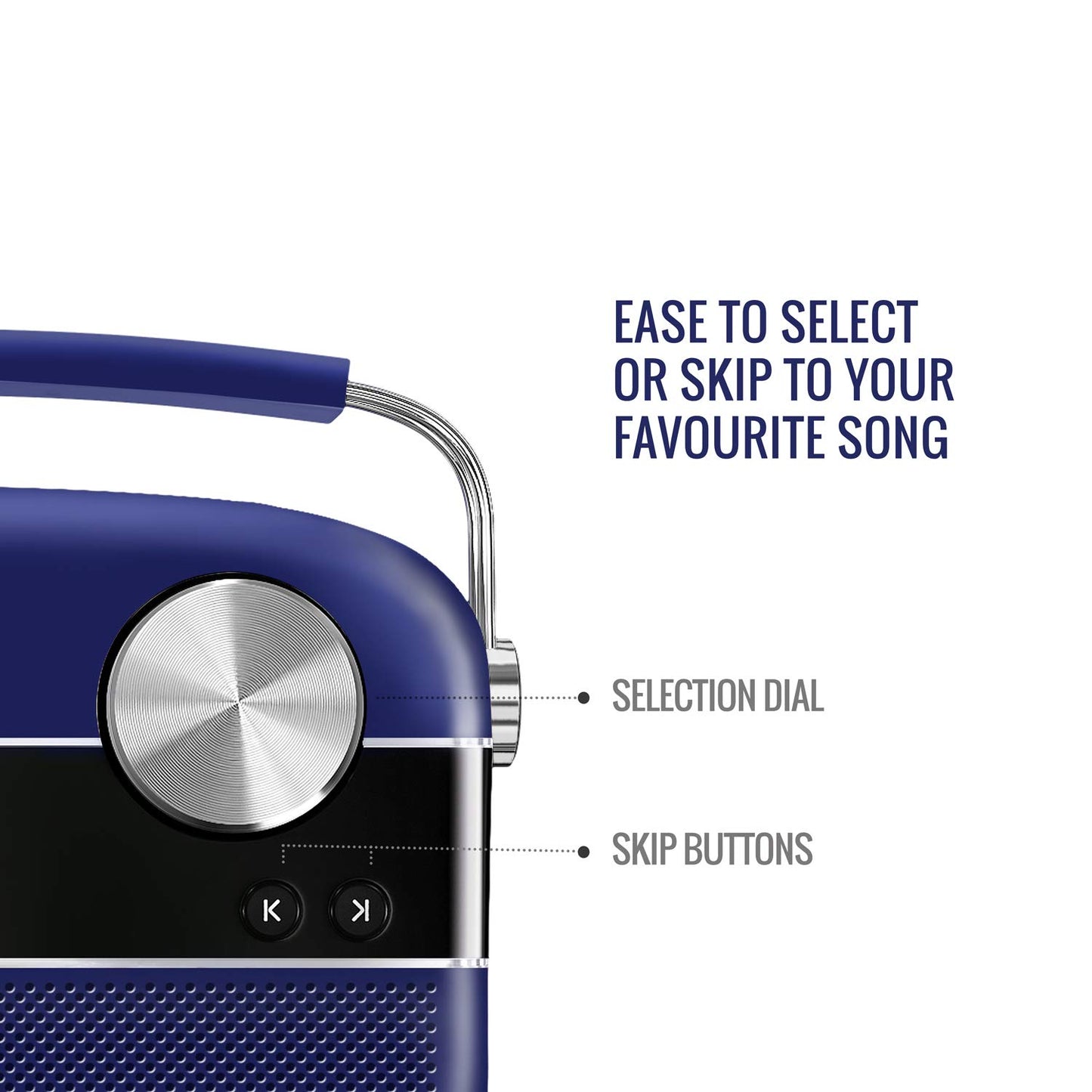 Saregama Carvaan Portable Digital Music Player (Royal Blue)