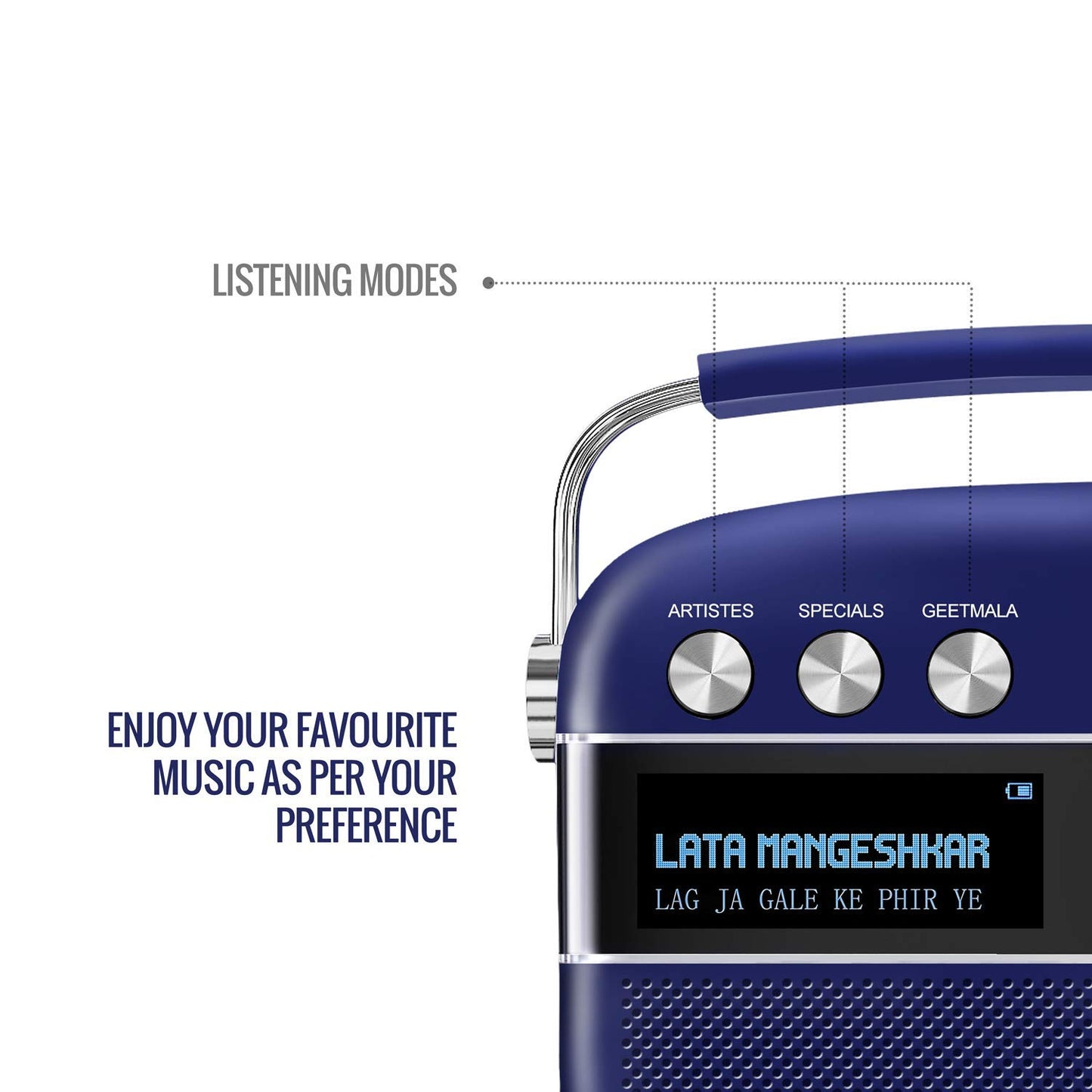 Saregama Carvaan Portable Digital Music Player (Royal Blue)