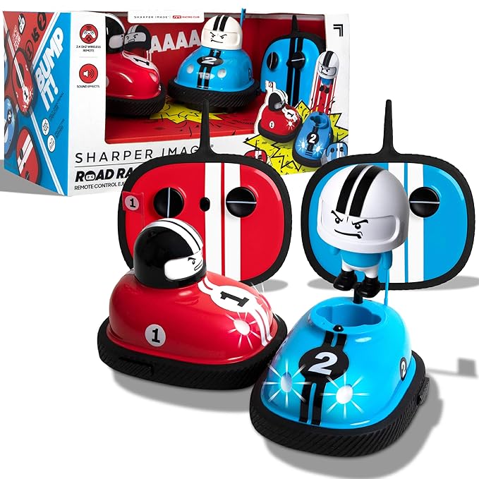 Sharper Image Road Rage RC Speed Bumper Cars | 2 player | Game